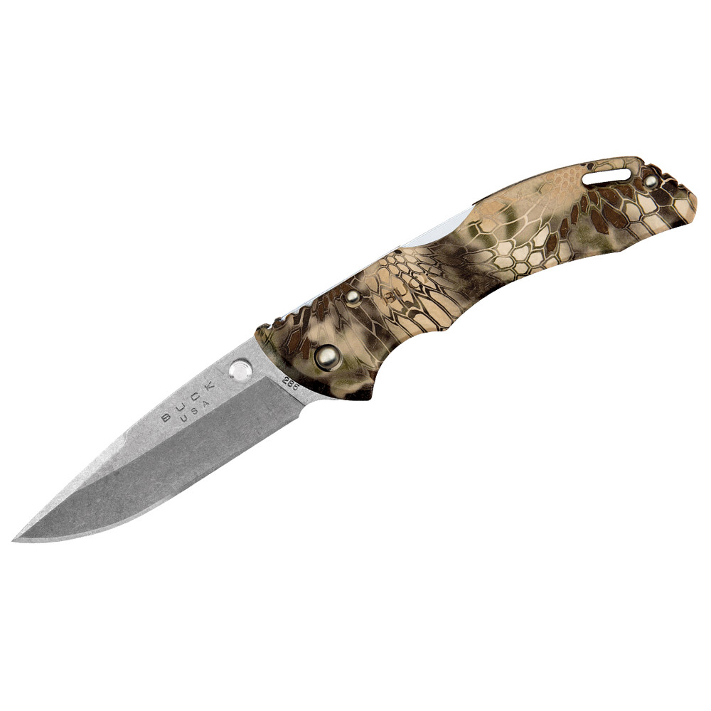 BUCK BANTAM FOLDING POCKET KNIFE KRYPTEK HIGHLANDER 0285CMS26