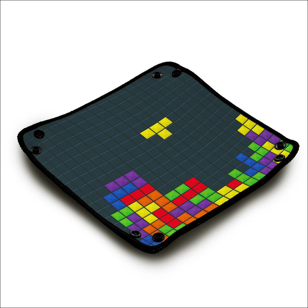 DICE TRAY RETRO CUBES 21X21 CM FOLDING ROLLING DICE MAT BY IMMERSION eBay